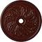 Ekena Millwork Sellek Ceiling Medallion (Fits Canopies up to 9"), Hnd-Painted Brushed Mahogany, 42 1/8"OD x 1 7/8"P CM42SKBMF - alternate 1